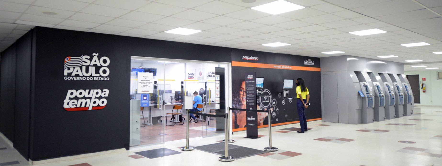 Seguindo a reclassificação do Governo do Estado, Postos do Poupatempo fecharão temporariamente.