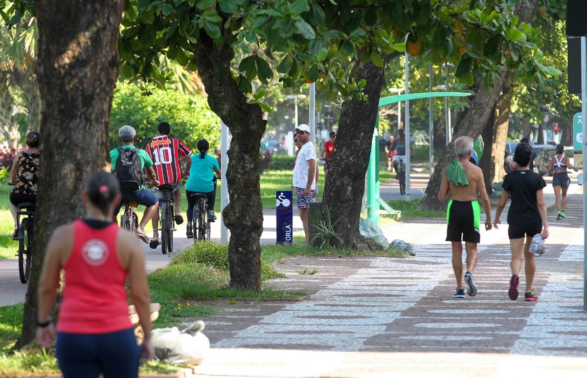 calçadão de santos