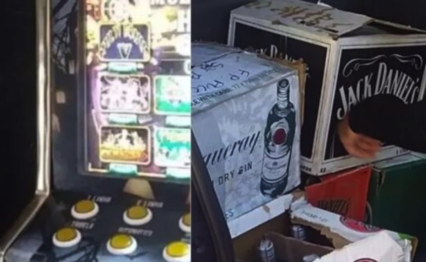 Polícia Militar e GCM de São Vicente apreendem máquinas caça-níqueis, bebidas e cigarros