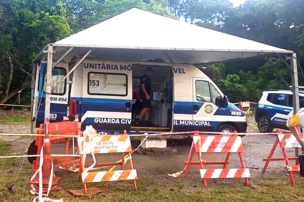 Bandidos disparam 25 vezes contra guardas municipais em Praia Grande