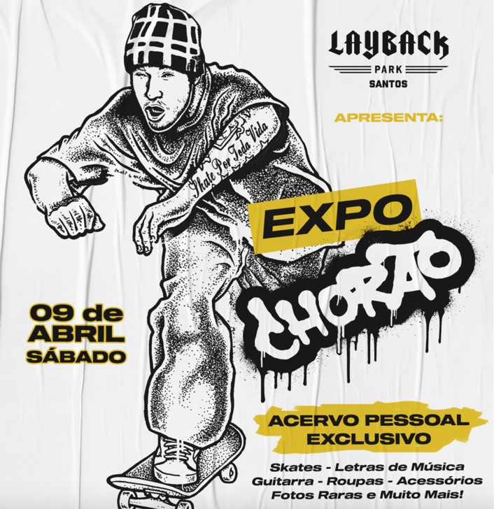 Exposição em Homenagem a Chorão será aberta neste sábado no LayBack Park Santos