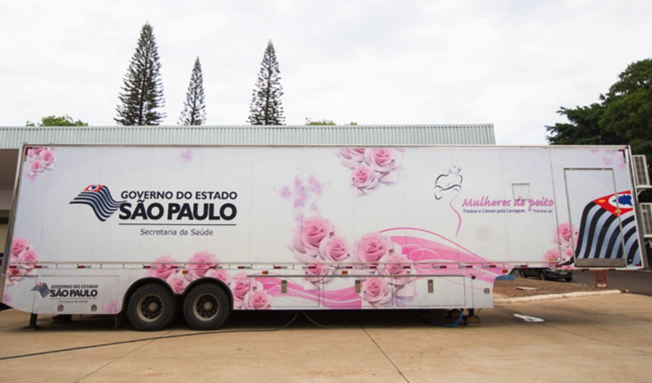Carreta de Mamografia atenderá a partir desta terça (24) na Área Continental de SV
