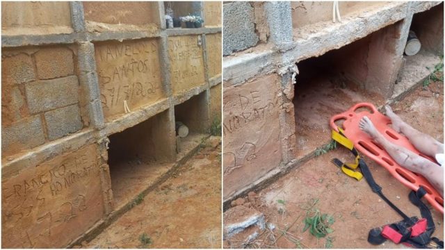 mulher enterrada viva