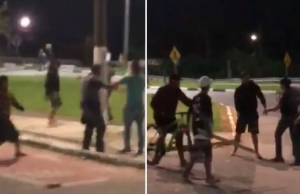 Policial é apedrejado e agredido com paulada na cabeça em Bertioga, litoral de SP