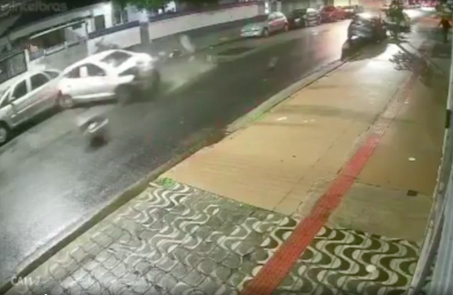 acidente após fuga de bandido