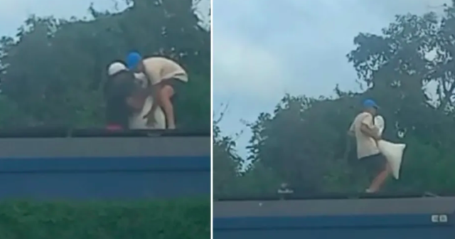 carga de soja saqueada em Guarujá