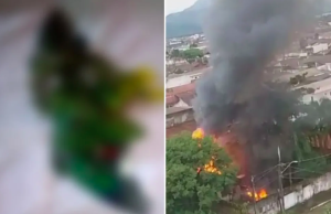 Homem incendeia a casa da ex-namorada e liga perguntando se ela ‘gostou’ do que ele fez