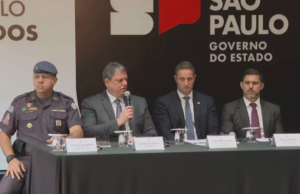 Governador anuncia aumento de efetivo e nova unidade policial no litoral de SP