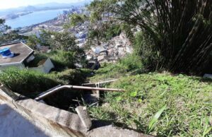 Morro de Santos receba melhora de estabilidade e proteção de encostas