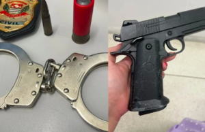 Falso policial é preso em Santos, SP