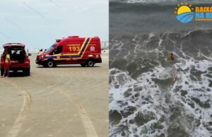 TURISTA DESAPARECE APÓS ENTRAR NO MAR, EM PRAIA GRANDE, LITORAL SP