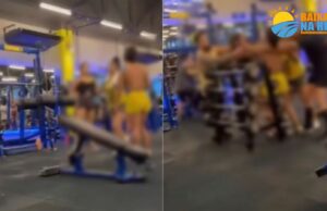 Mulheres trocam “socos e chutes” dentro de academia