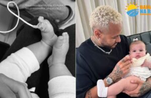 FILHA CAÇULA DE NEYMAR APARECE EM HOSPITAL
