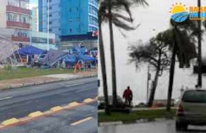 VENTOS FORTES NESTE FIM DE SEMANA, NO LITORAL SP