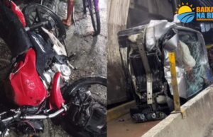 MOTOCICLISTA MORRE APÓS GRAVE ACIDENTE ENVOLVENDO CARRO R MOTO, NO GUARUJÁ