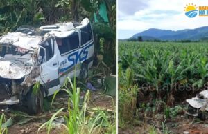 Van cai no barranco e deixa mortos e feridos no interior SP
