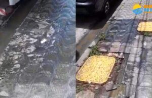 Vazamento de esgoto causa transtornos para moradores, no litoral SP