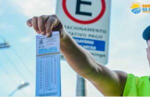 Estacionamento Rotativo durante a temporada em Bertioga, no litoral SP