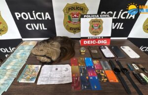 Suspeita de usar perucas para se passar por clientes e abrir contas é presa