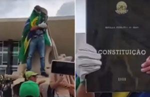 Homem condenado por furtar réplica da Constituição durante ataques ao STF é preso. Saiba mais…