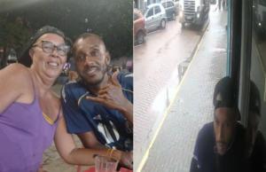 Suspeito de matar ex a marteladas é visto saindo da casa dela após o crime no litoral de SP