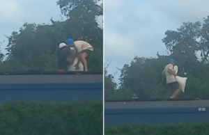 Criminosos saqueiam trem de soja e atiram contra vigilantes e PMs no litoral de SP