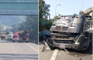 Caminhoneiro morre após bater em mureta e despencar de rodovia em SP