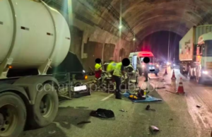 Acidente deixa cinco feridos na Rodovia dos Imigrantes (SP).