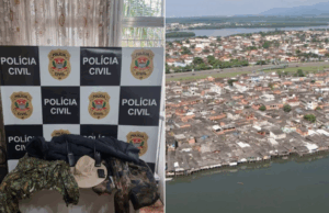 Homem que ostentava armas nas redes sociais foi preso em Cubatão.