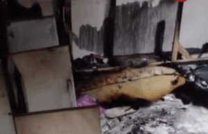 Mulher denuncia companheiro por incendiar residência em Praia Grande SP.