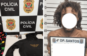 Homem é preso após tentar roubar funcionárias de creche em Santos.