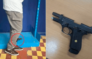 Aluno ameaça colega com arma, após briga dentro de escola.