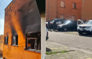 Apartamento pega fogo e quatro crianças são encontradas sozinhas.
