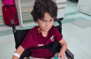 Família comemora recuperação de Brenno após queda do 10º andar.