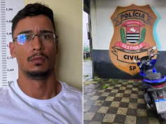 Motociclista de app é preso após furtar passageiro no litoral de SP.