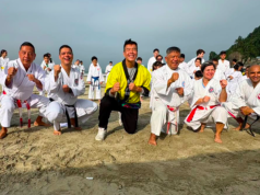 Jhony Sasaki participa da celebração dos 40 anos da Associação Higa-Dojô em São Vicente.